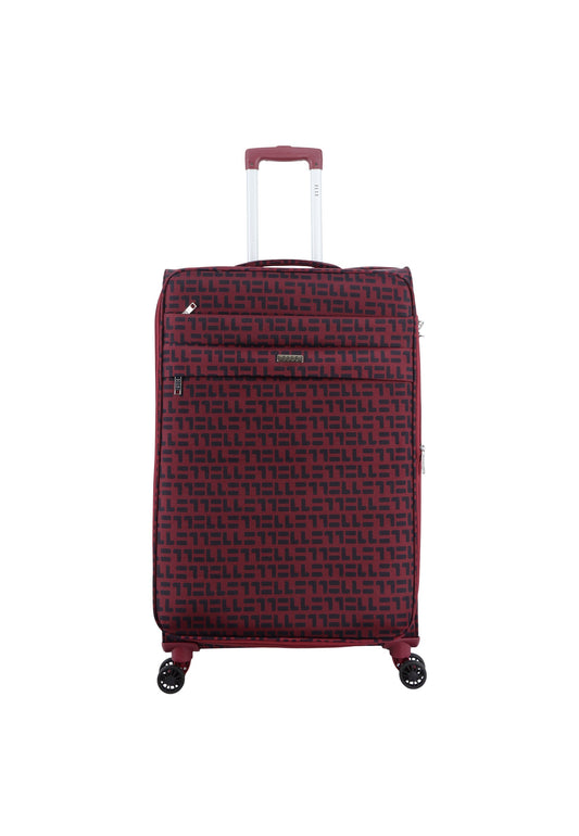 ELLE Couture Zachte Koffer / Trolley / Reiskoffer - 77 cm (Large) Rood