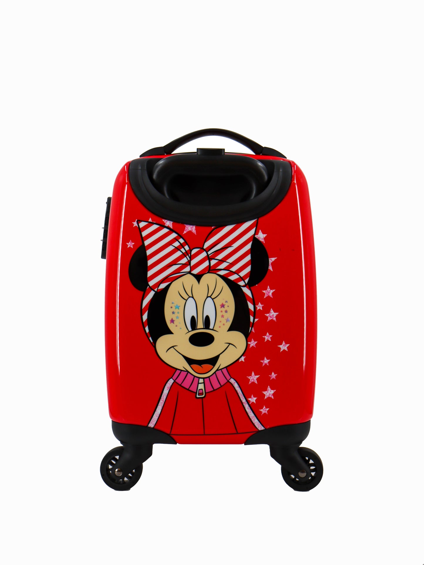 Disney Kinderkoffer Handbagage / Kindertrolley / Kinderreiskoffer - 45 cm (Small) - Minnie Mouse Print - Rood