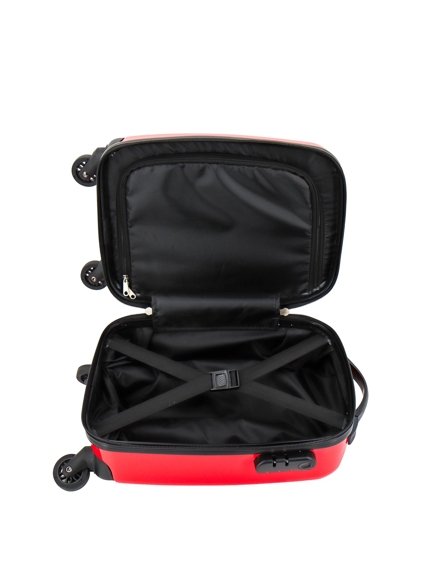 Disney Kinderkoffer Handbagage / Kindertrolley / Kinderreiskoffer - 45 cm (Small) - Minnie Mouse Print - Rood