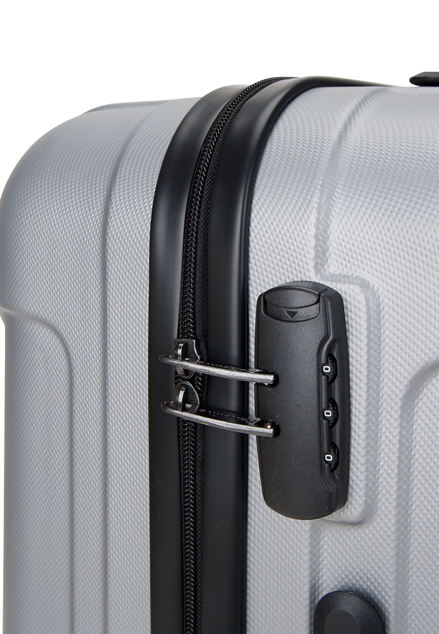 Saxoline Harde Koffer / Trolley / Reiskoffer - 78 cm (Large) - Matrix Zilver