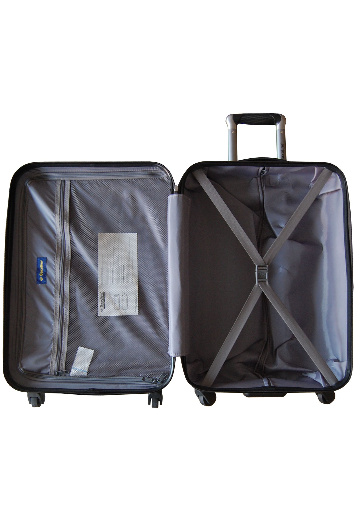 Valise rigide / trolley / bagage à roulettes Saxoline 63 cm (Moyenne) - Gris Matrix