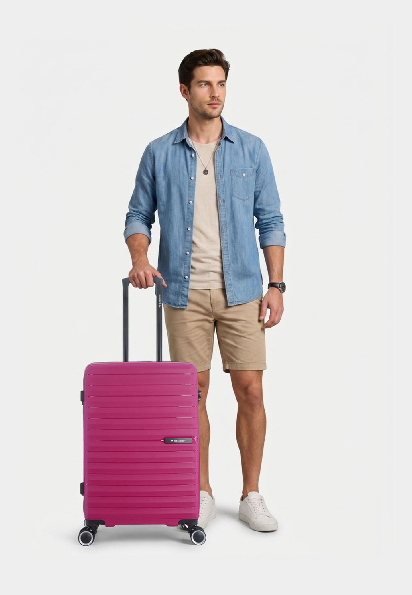 Étui rigide pour saxoline « Fiesta » / Étui de voyage - 60 L - Moyen - Fuchsia