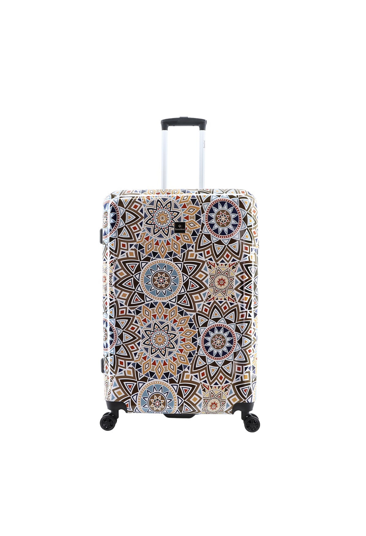 Saxoline Valise rigide 3 pièces / Valise de voyage / Trolley - Mosaic Culture Print