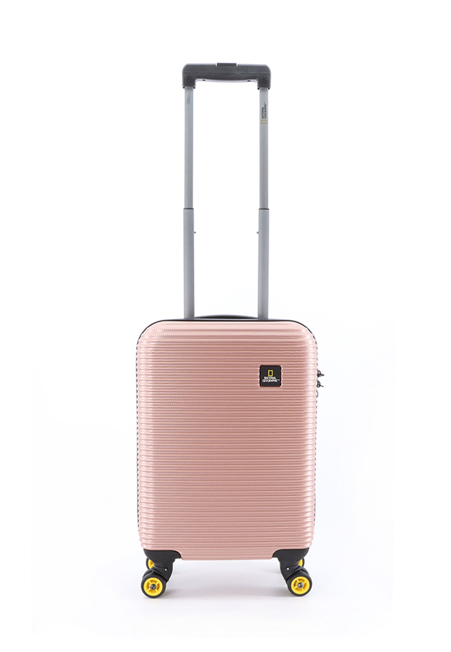 National Geographic Harde Kofferset 3-Delig / Reiskofferset / Trolleyset - Abroad - Rosé goud