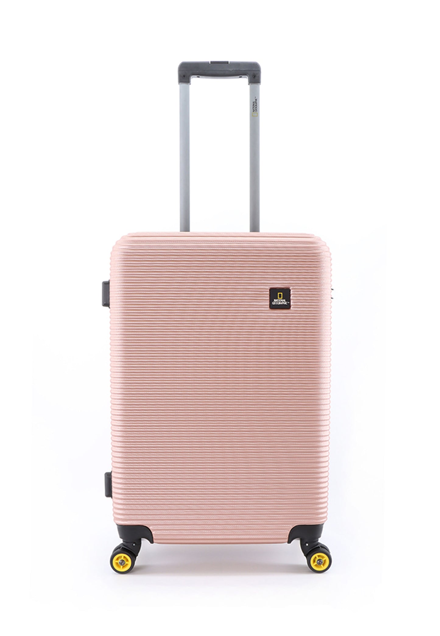 National Geographic Harde Koffer / Trolley / Reiskoffer - 67 cm (Medium) - Abroad - Rosé goud