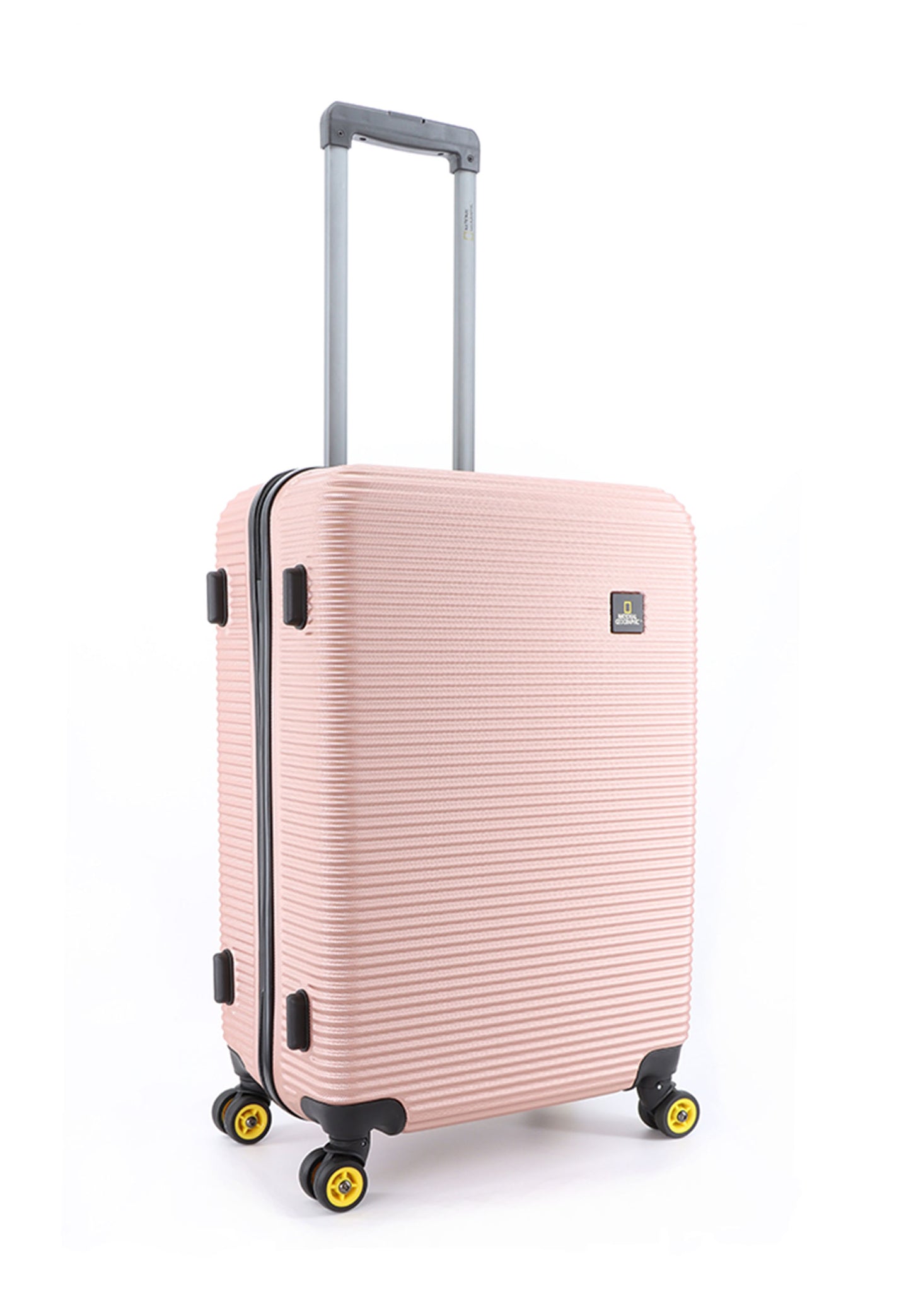 National Geographic Harde Koffer / Trolley / Reiskoffer - 67 cm (Medium) - Abroad - Rosé goud