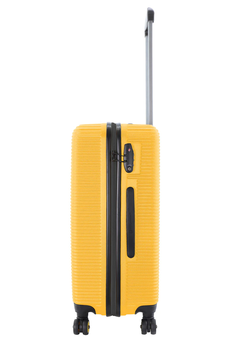National Geographic Valise rigide / Trolley / Valise de voyage - 67 cm (Moyen) - Abroad - Jaune