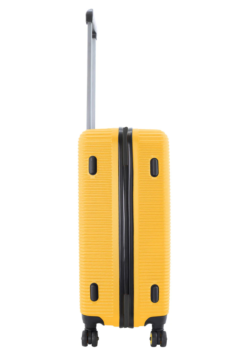 National Geographic Valise rigide / Trolley / Valise de voyage - 67 cm (Moyen) - Abroad - Jaune