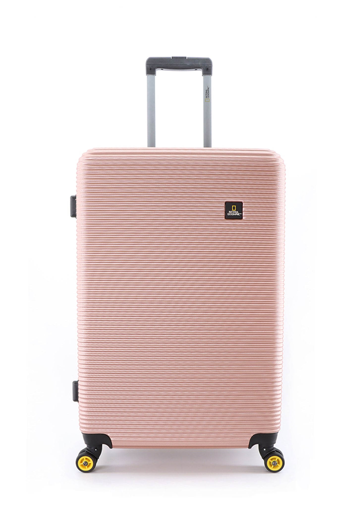 National Geographic Harde Kofferset 3-Delig / Reiskofferset / Trolleyset - Abroad - Rosé goud