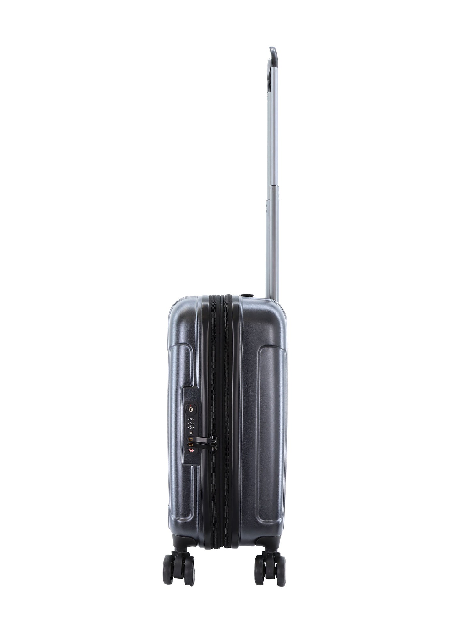 Valise rigide pour bagage à main National Geographic / Trolley / Valise de voyage - 55 cm (Petite) - Canyon - Noir