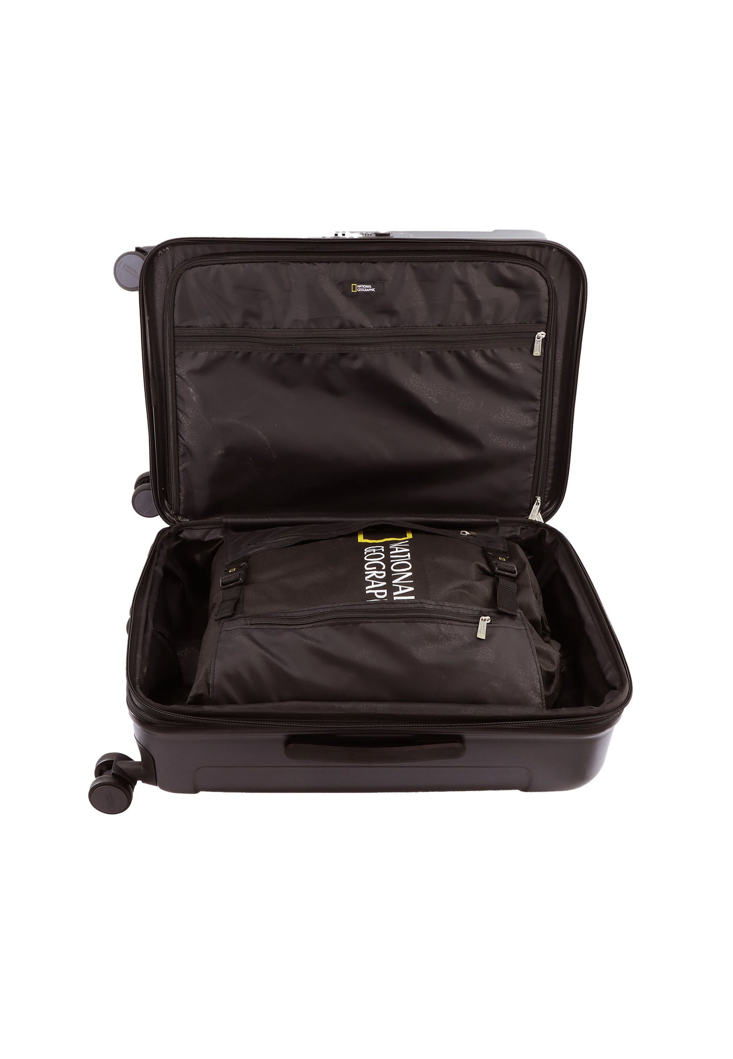 National Geographic Harde Koffer / Trolley / Reiskoffer - 67 cm (Medium) - Canyon - Metallic Mud