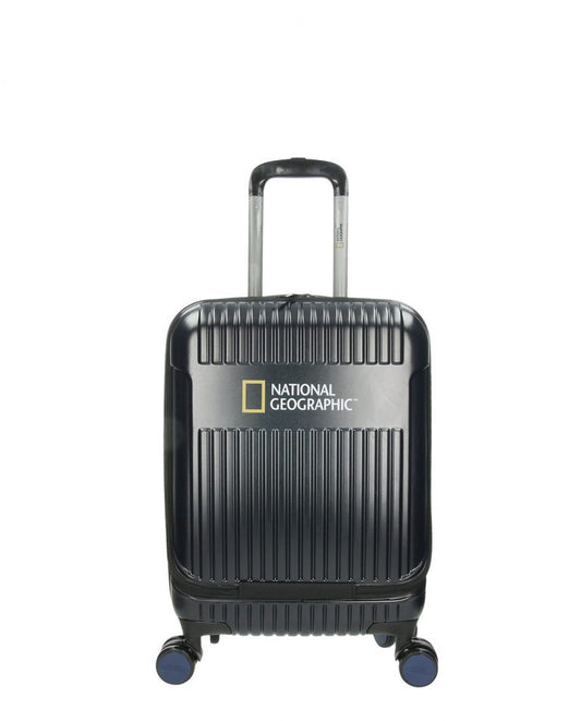 National Geographic Harde Koffer / Trolley / Reiskoffer - 55 cm (Small) - Transit - met laptop compartiment - Marine Blauw