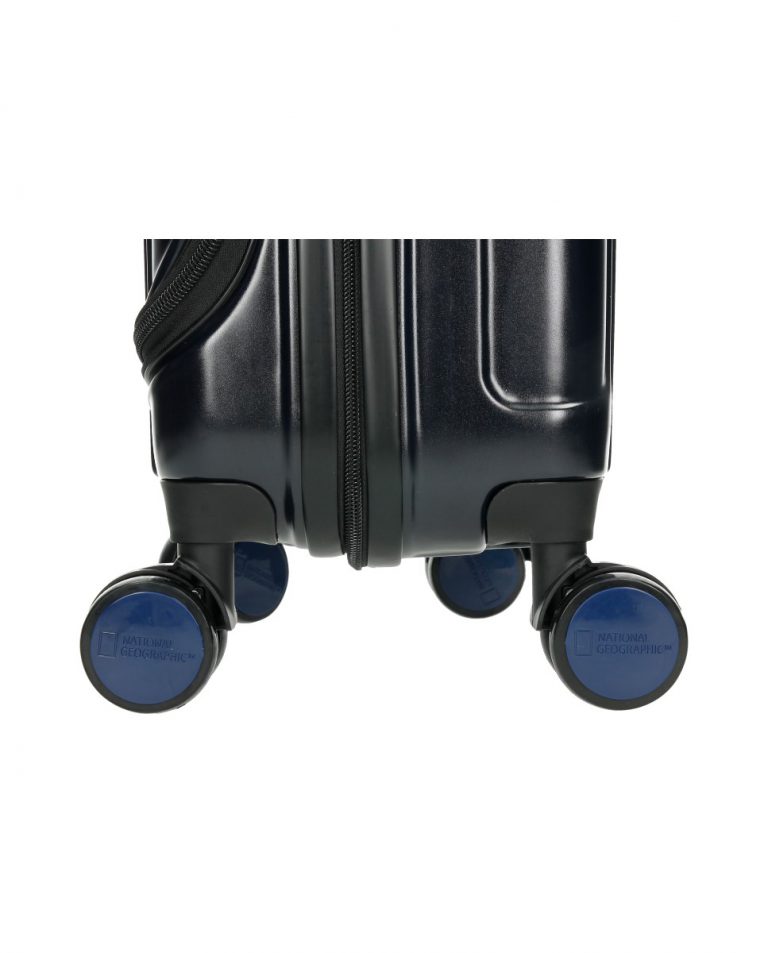 Valise rigide pour bagage à main National Geographic / Trolley / Valise de voyage - 55 cm (Petite) - Transit - Noir