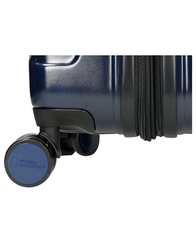 National Geographic Harde Koffer / Trolley / Reiskoffer - 67 cm (Medium) - Transit - Blauw
