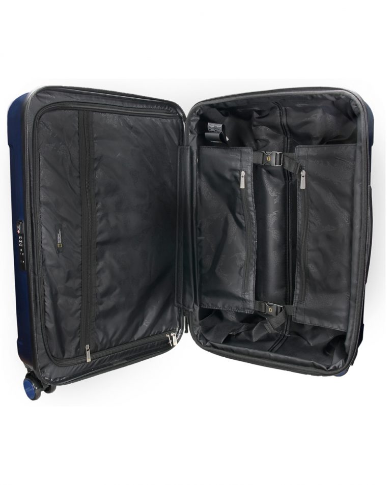 Valise rigide / Trolley / Valise de voyage National Geographic - 76,5 cm (Large) - Transit - Noir