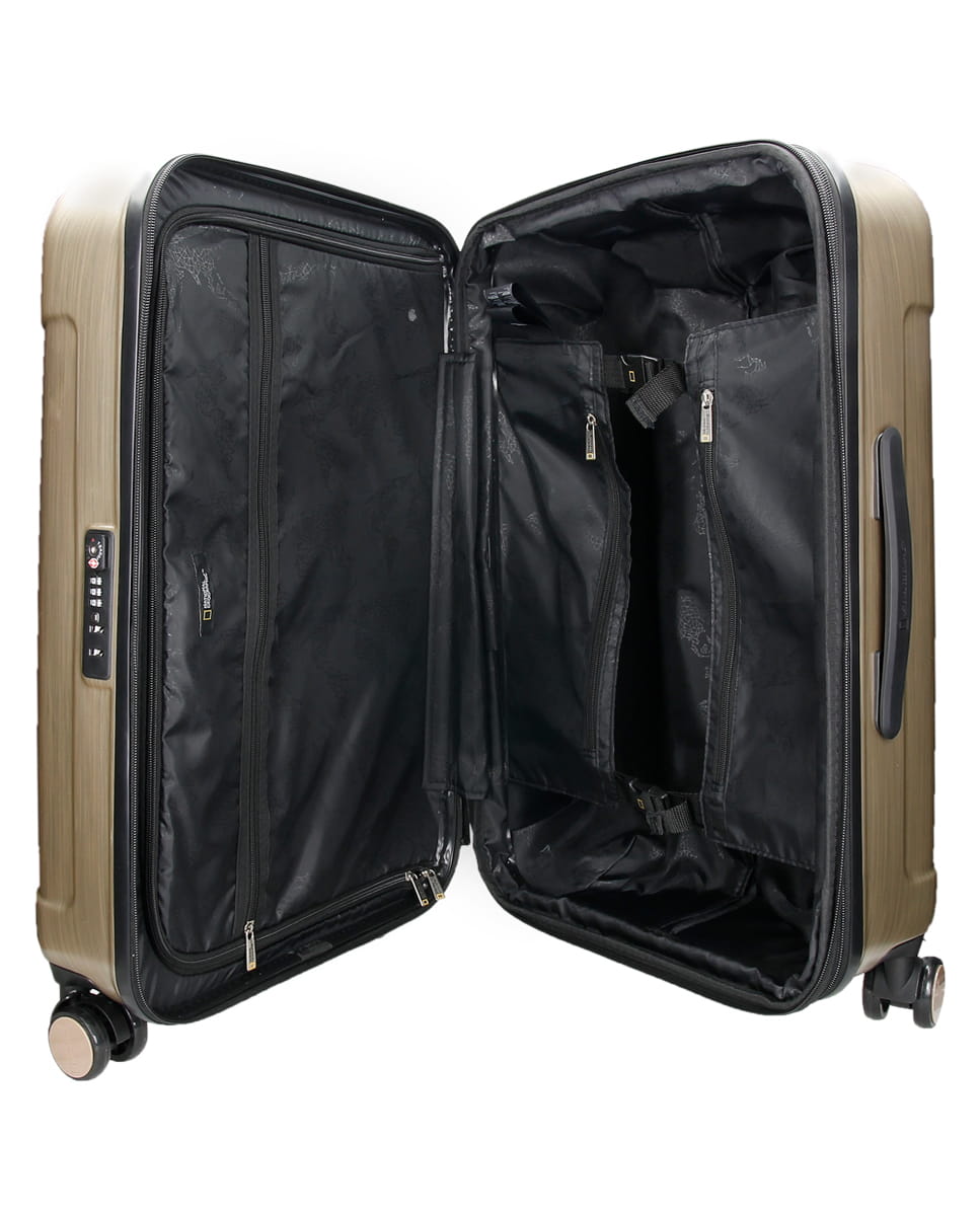 National Geographic Hard Case / Trolley / Travel Case - 76,5 cm (Large) - Transit - Champagne