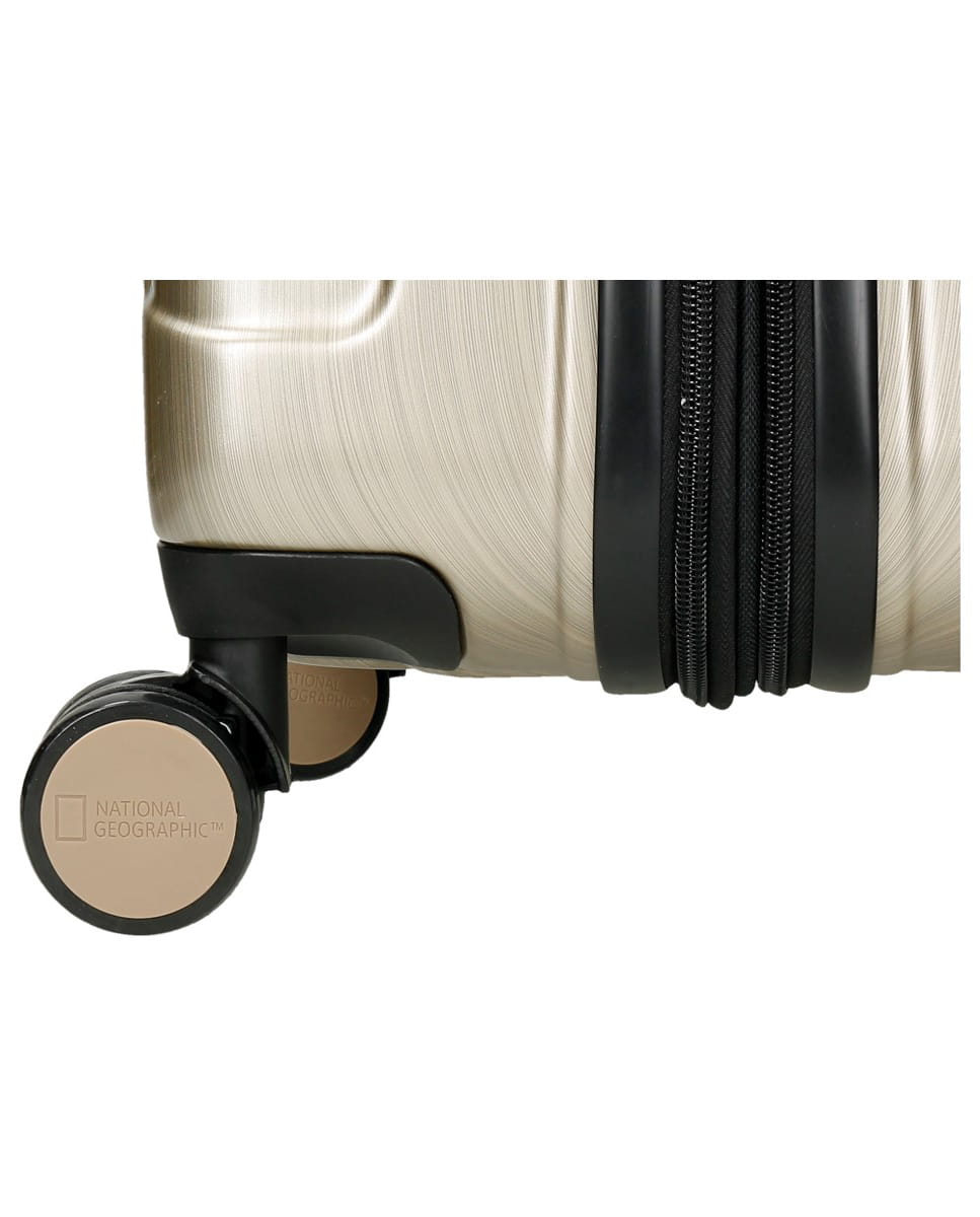 National Geographic Hard Case / Trolley / Travel Case - 76,5 cm (Large) - Transit - Champagne