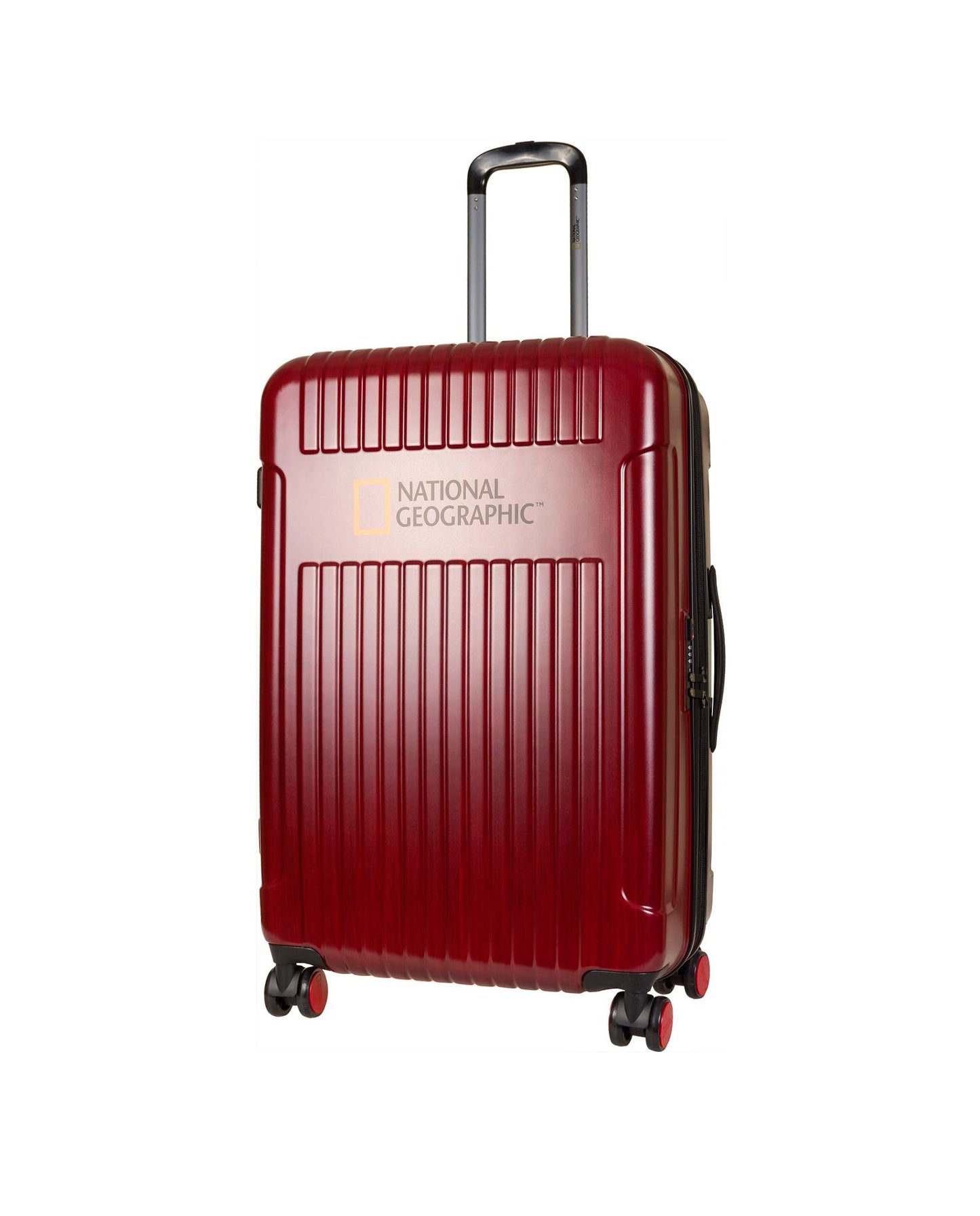 National Geographic Hard Case / Trolley / Travel Case - 76,5 cm (Large) - Transit - Rouge