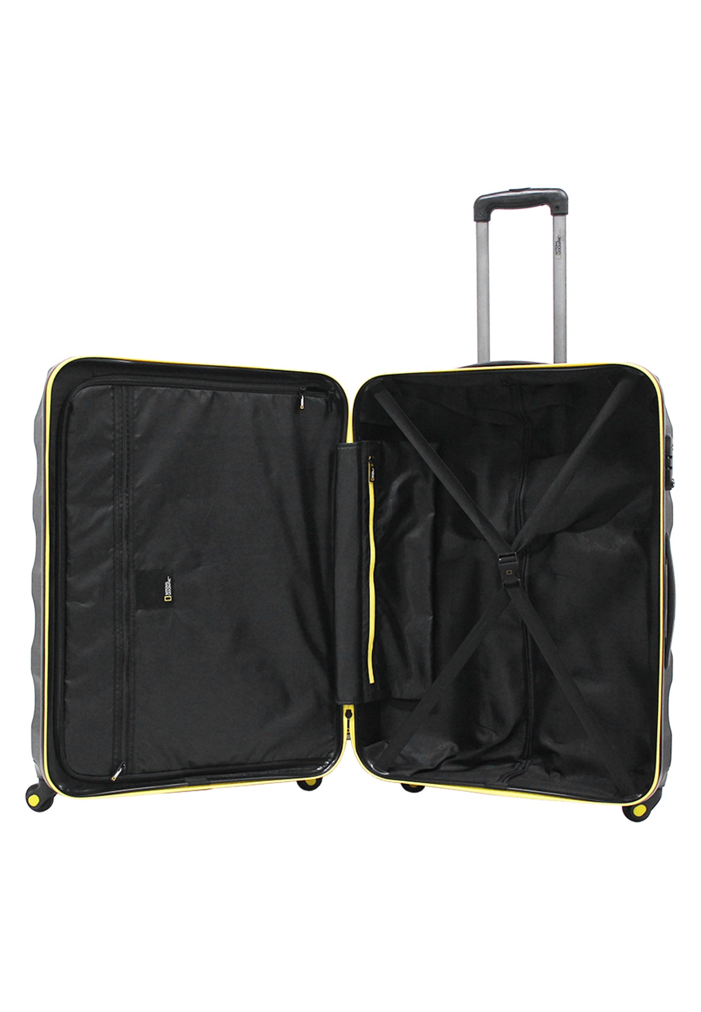 National Geographic Harde Koffer / Trolley / Reiskoffer - 76 cm (Large) - Arete - Zwart