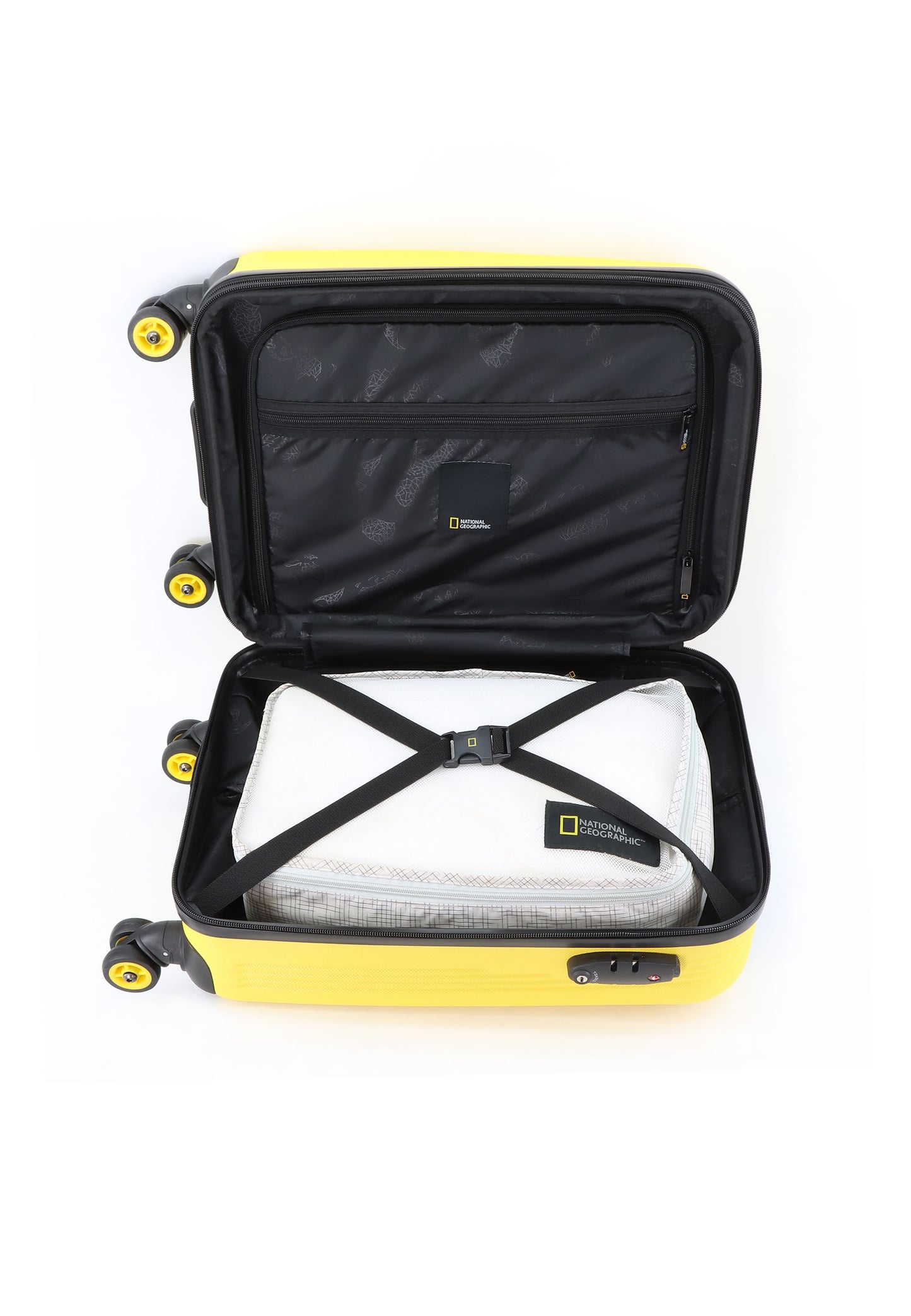 National Geographic Handbagage Harde Koffer / Trolley / Reiskoffer - 54 cm (Small) - Aerodrome - Geel