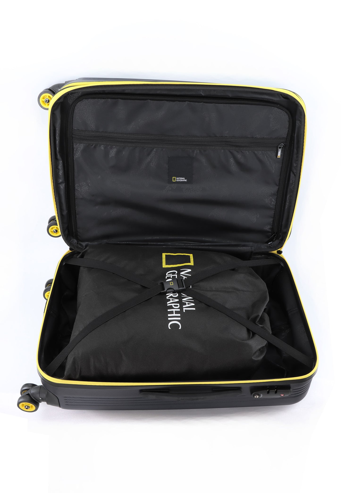 National Geographic Hard Case / Trolley / Travel Case - 67 cm (Moyen) - Aerodrome - Noir
