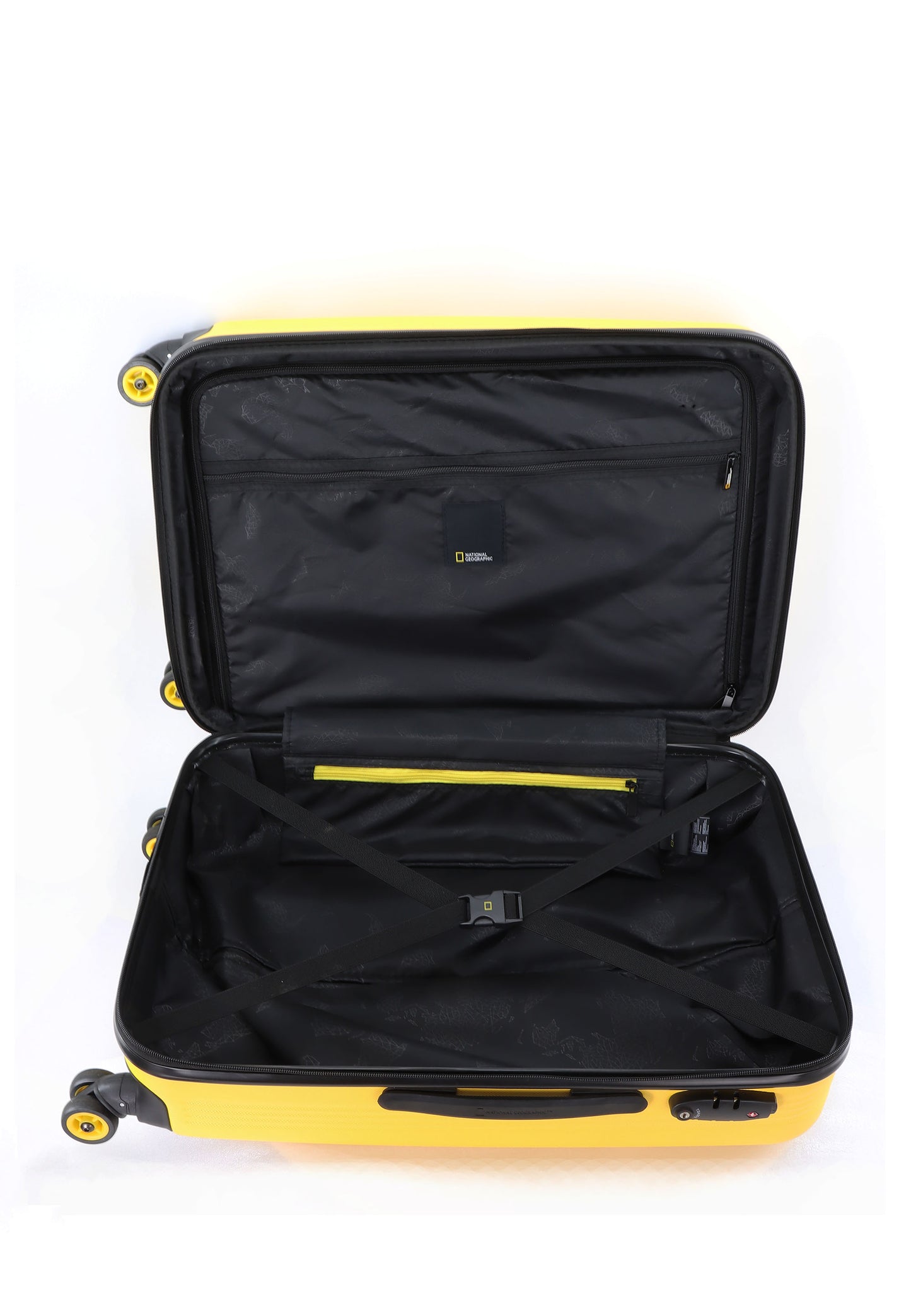 National Geographic Harde Koffer / Trolley / Reiskoffer - 67 cm (Medium) - Aerodrome - Geel