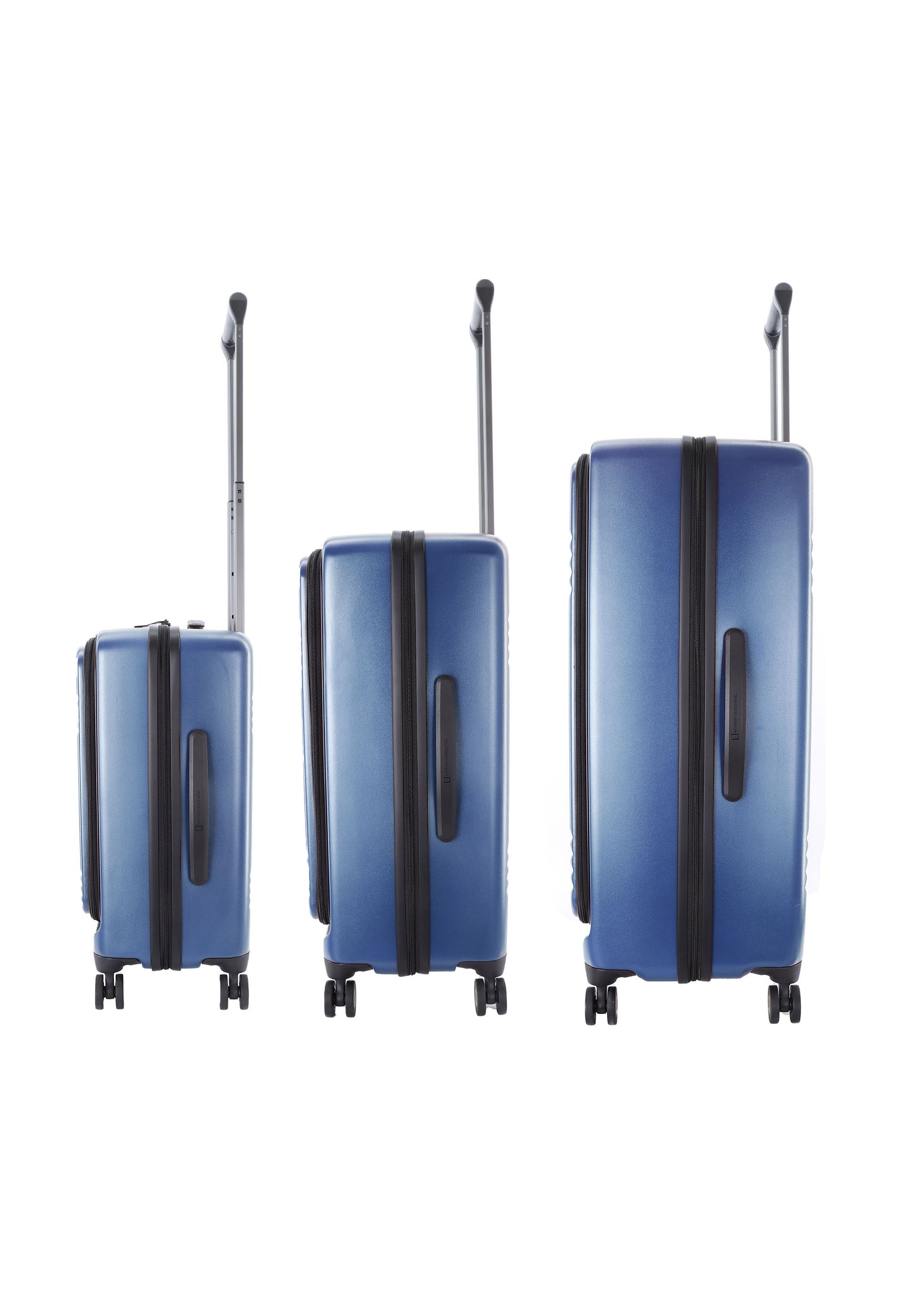 National Geographic Kofferset 3 Delig - Reiskoffer Set - Harde Kofferset - Trolleyset – Lodge - Blauw