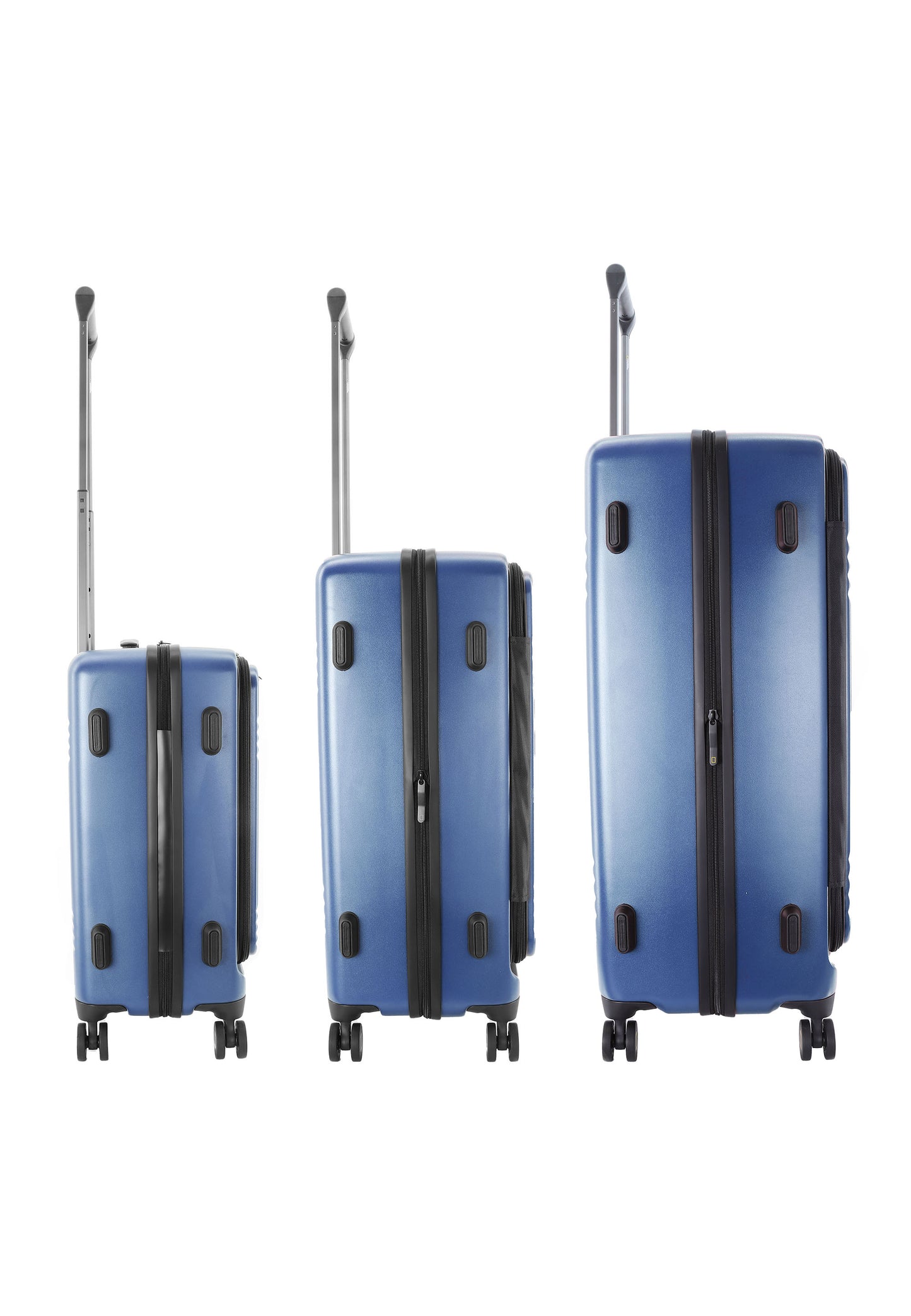 National Geographic Kofferset 3 Delig - Reiskoffer Set - Harde Kofferset - Trolleyset – Lodge - Blauw