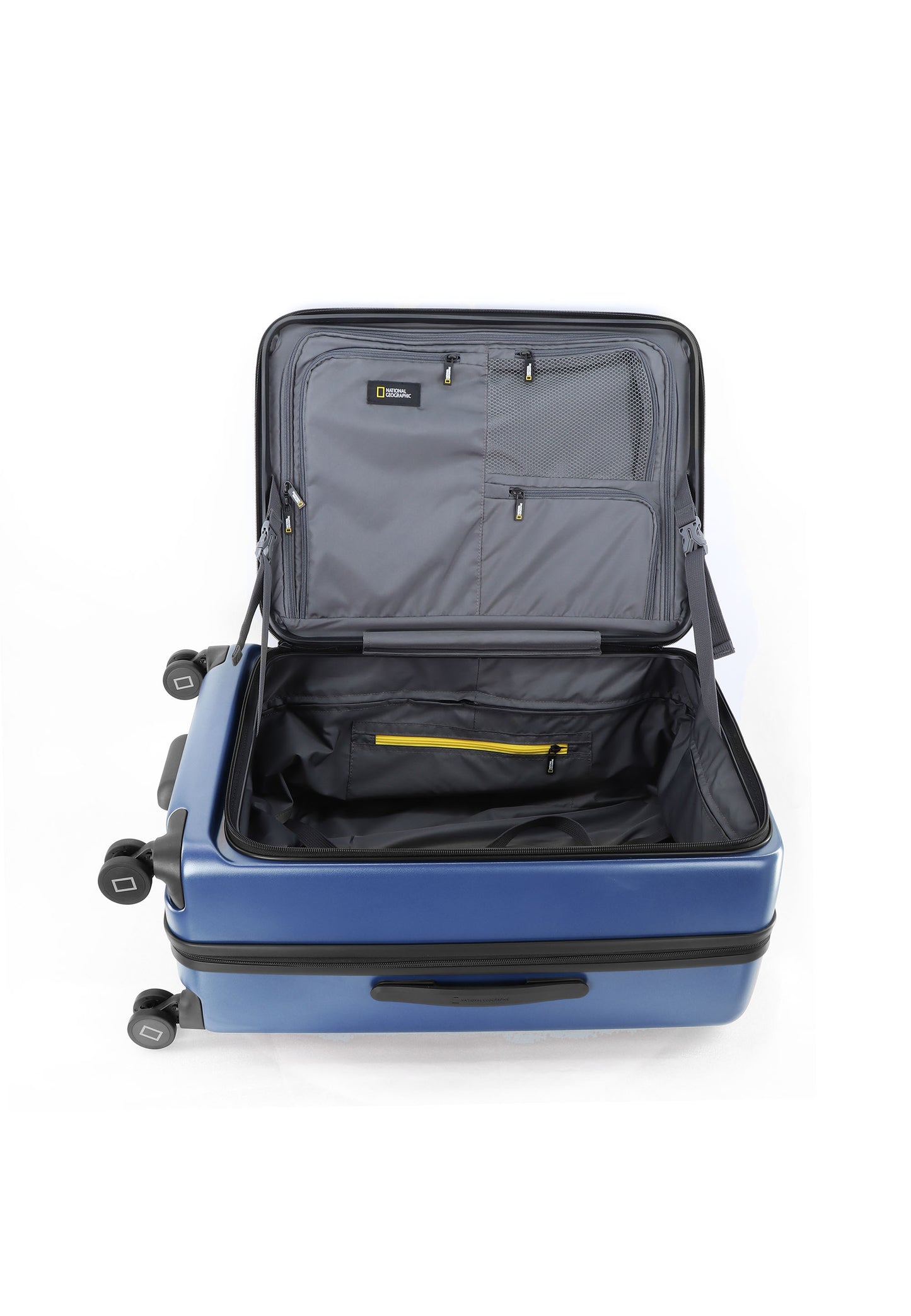 National Geographic Uitbreidbare Harde Koffer / Trolley / Reiskoffer - 67.8 cm (Medium) - Lodge - Blauw