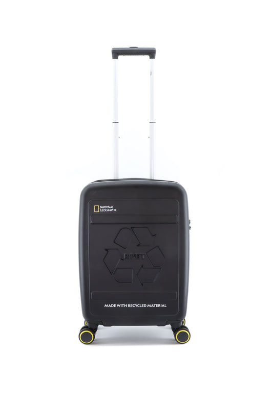 National Geographic Handbagage Harde Koffer / Trolley / Reiskoffer - 55 cm (Small) - Balance rPET - Zwart