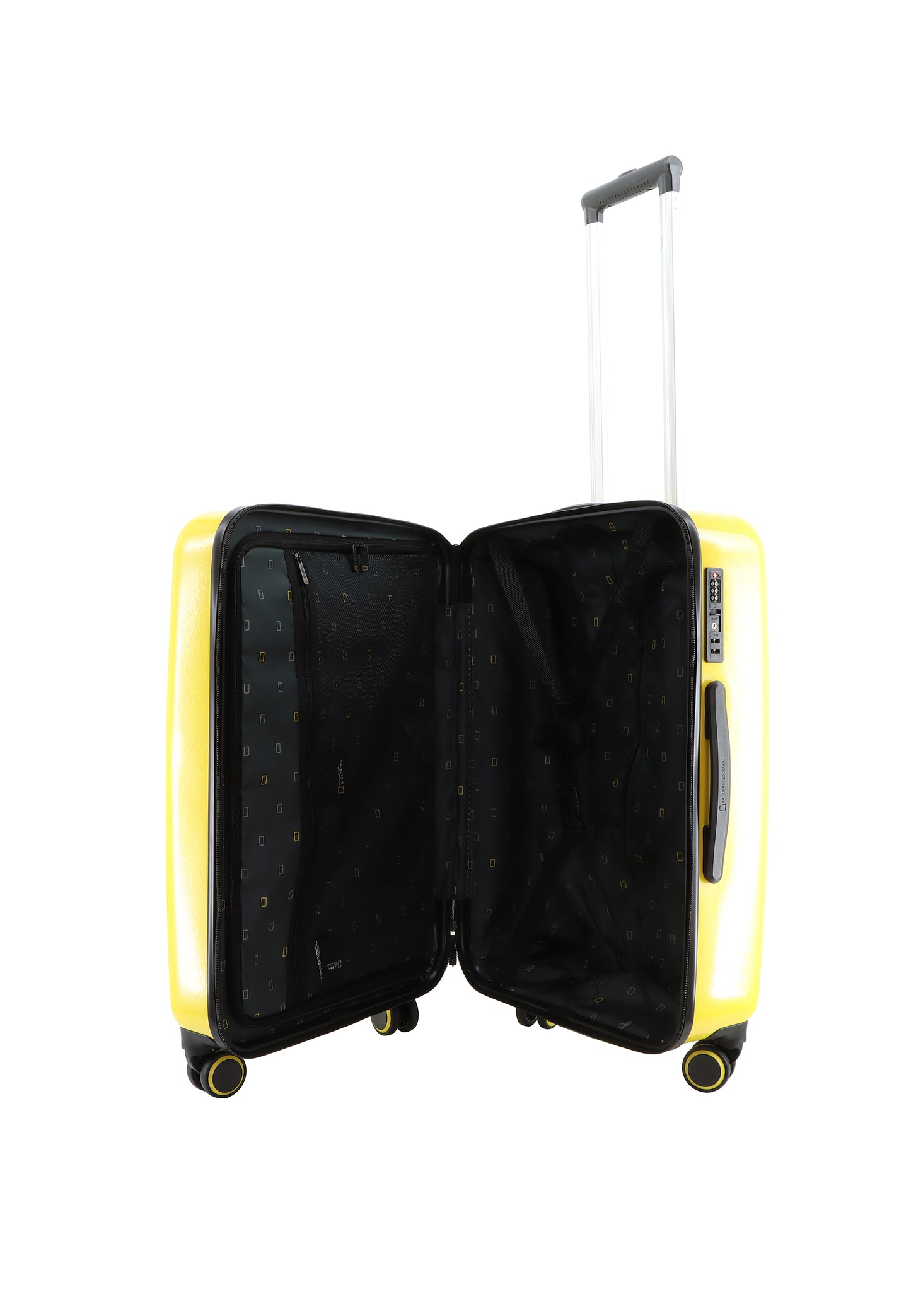National Geographic Harde Koffer / Trolley / Reiskoffer - 67 cm (Medium) - Balance rPET - Geel