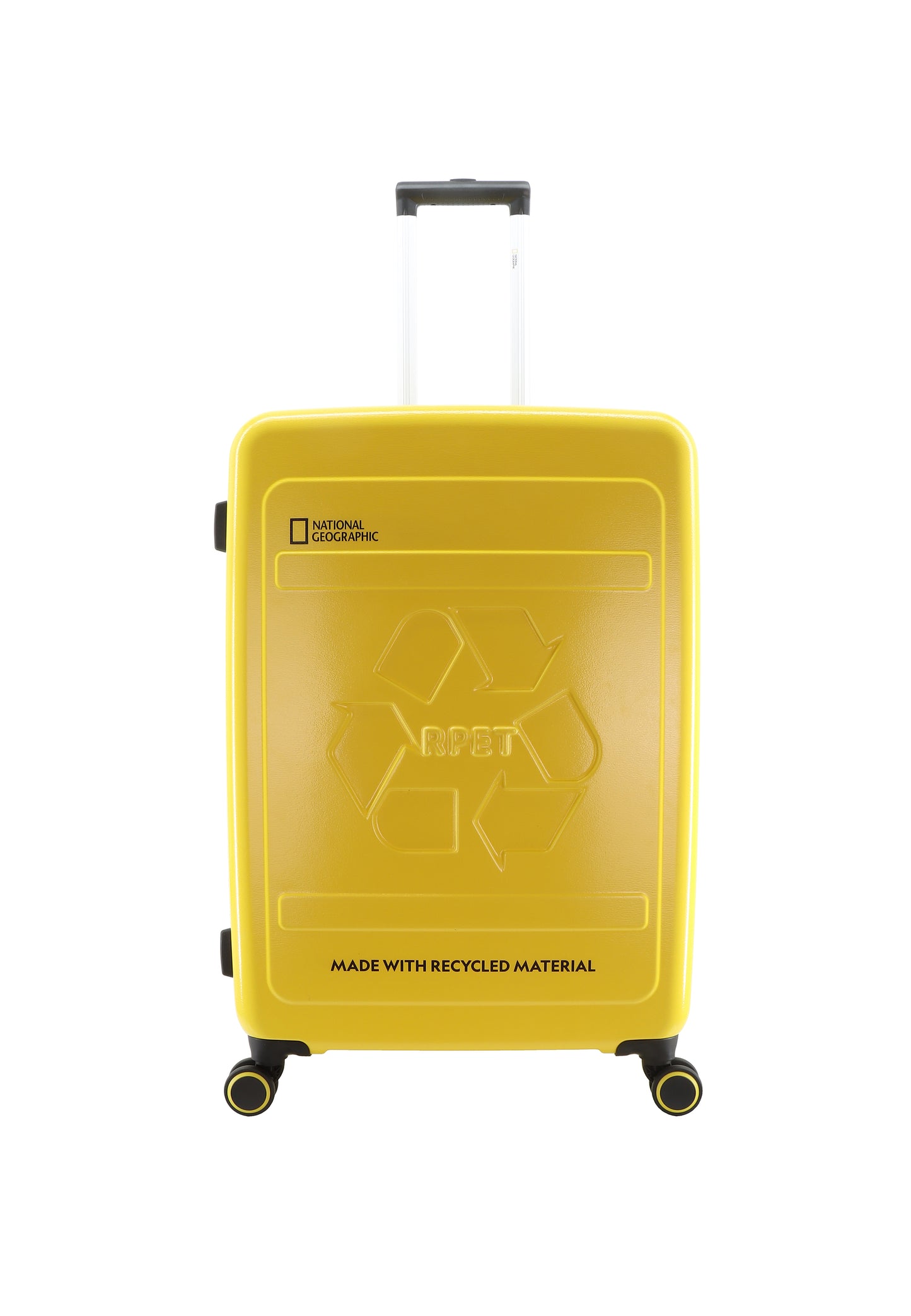 National Geographic Harde Koffer / Trolley / Reiskoffer - 76 cm (Large) - Balance rPET - Geel
