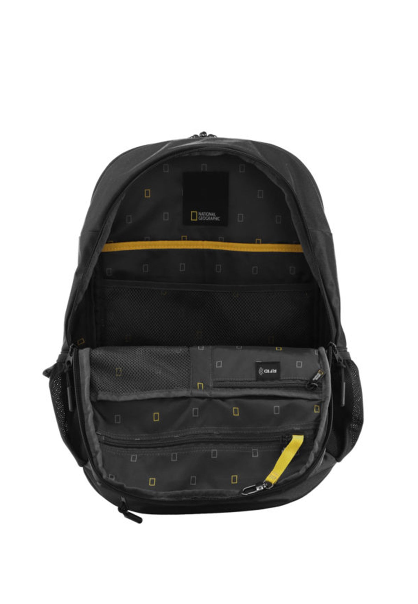 National Geographic RPET Laptop Backpack / Sac à dos / Cartable - 38 cm - Box Canyon - Noir