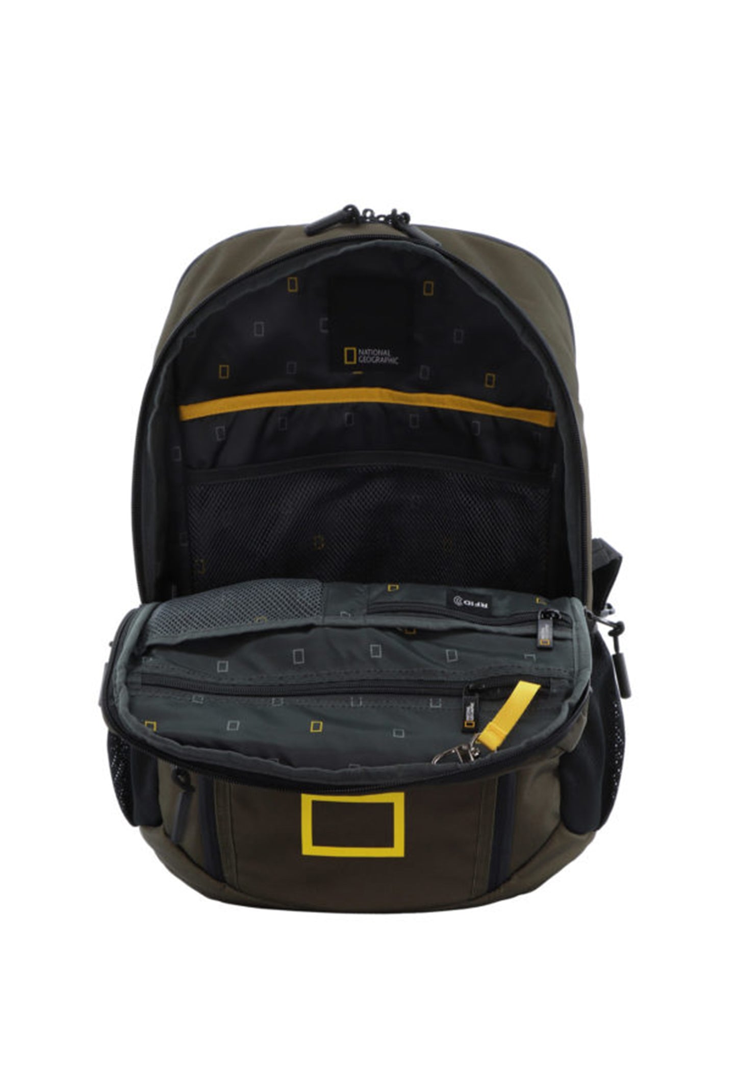 National Geographic RPET Laptop Rugzak / Rugtas / Schooltas- 38 cm - Box Canyon - Khaki