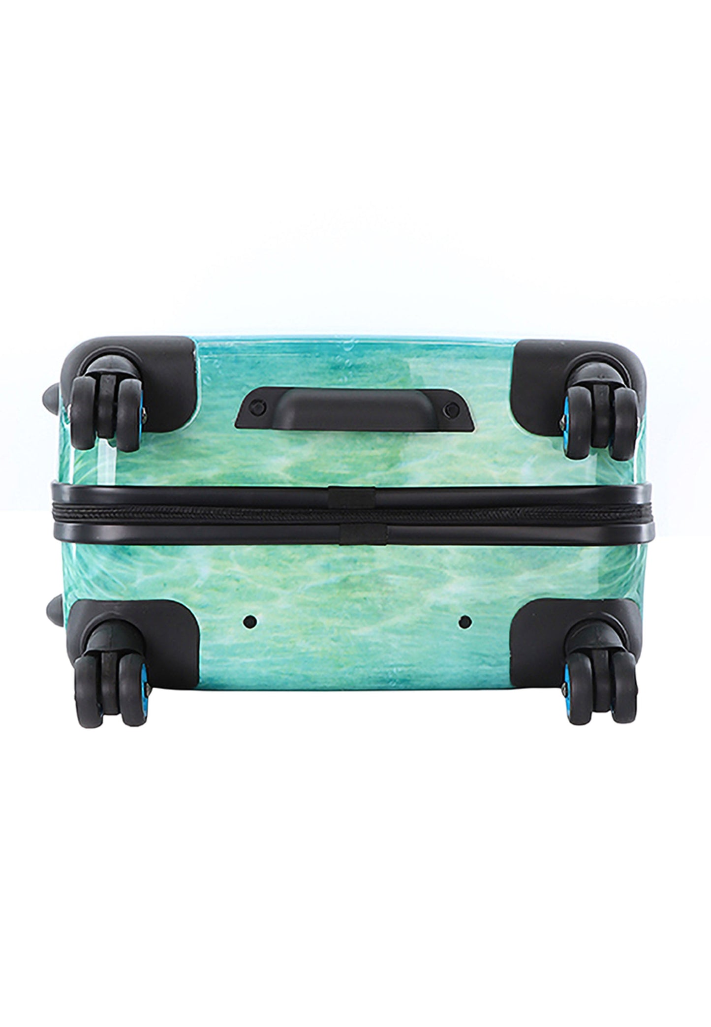Saxoline Blue Hard Case / Trolley / Travel Case - 67 cm (Moyen) - Island Print