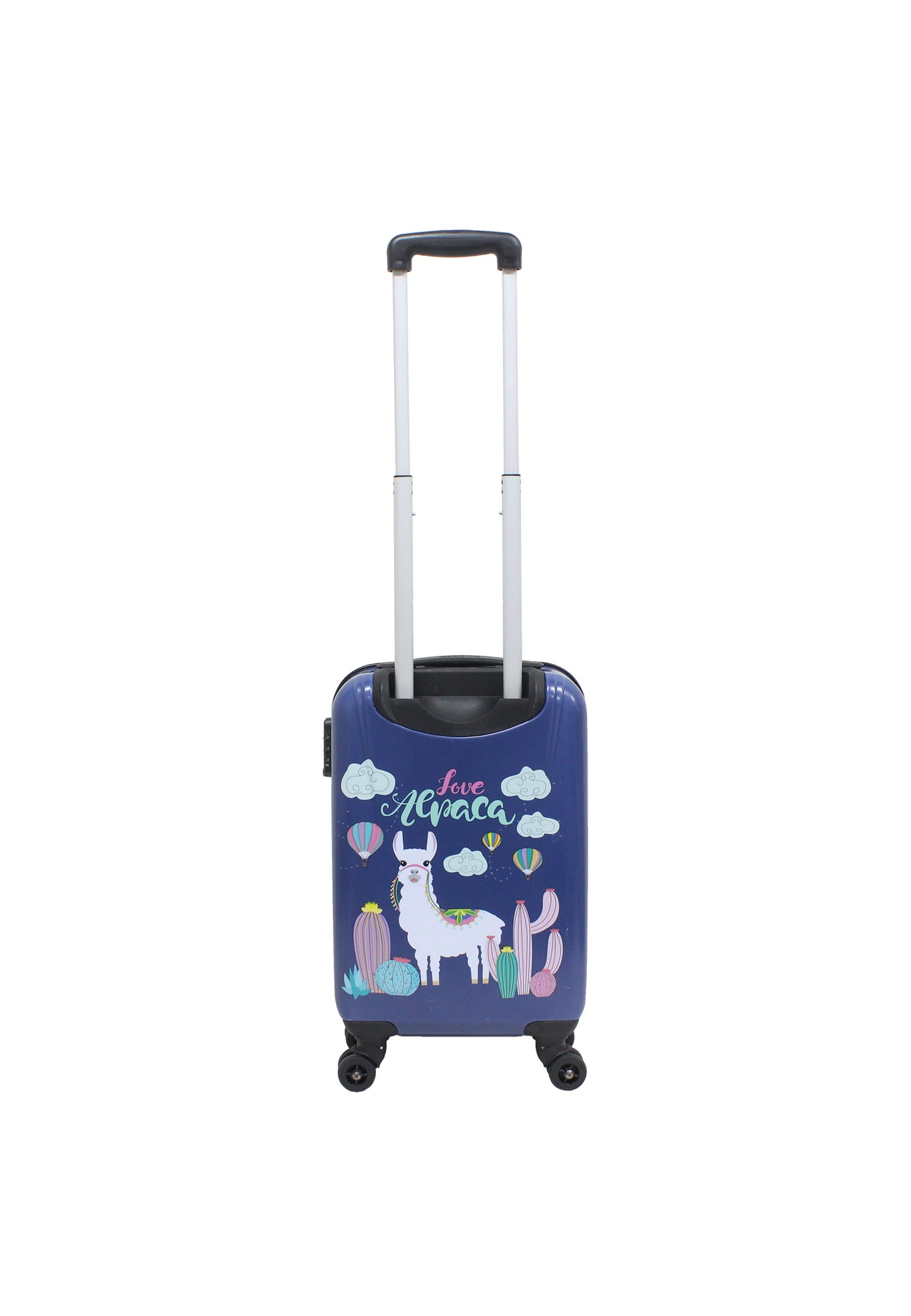 Valise rigide pour bagage à main Saxoline / Trolley / Valise de voyage - 55 cm (Petite) - Imprimé Lama