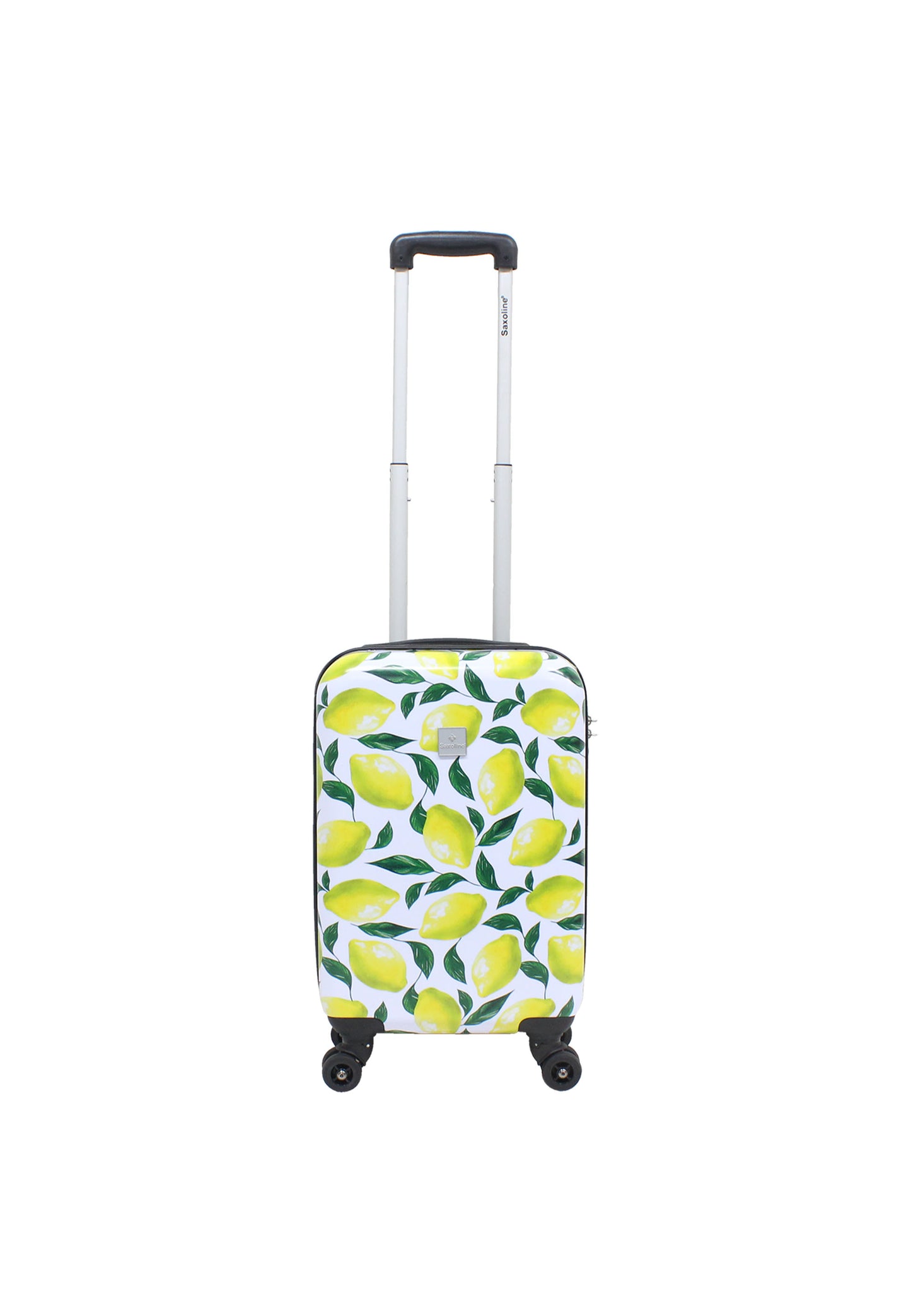 Valise rigide pour bagage à main Saxoline / Trolley / Valise de voyage - 55 cm (Petite) - Imprimé citron