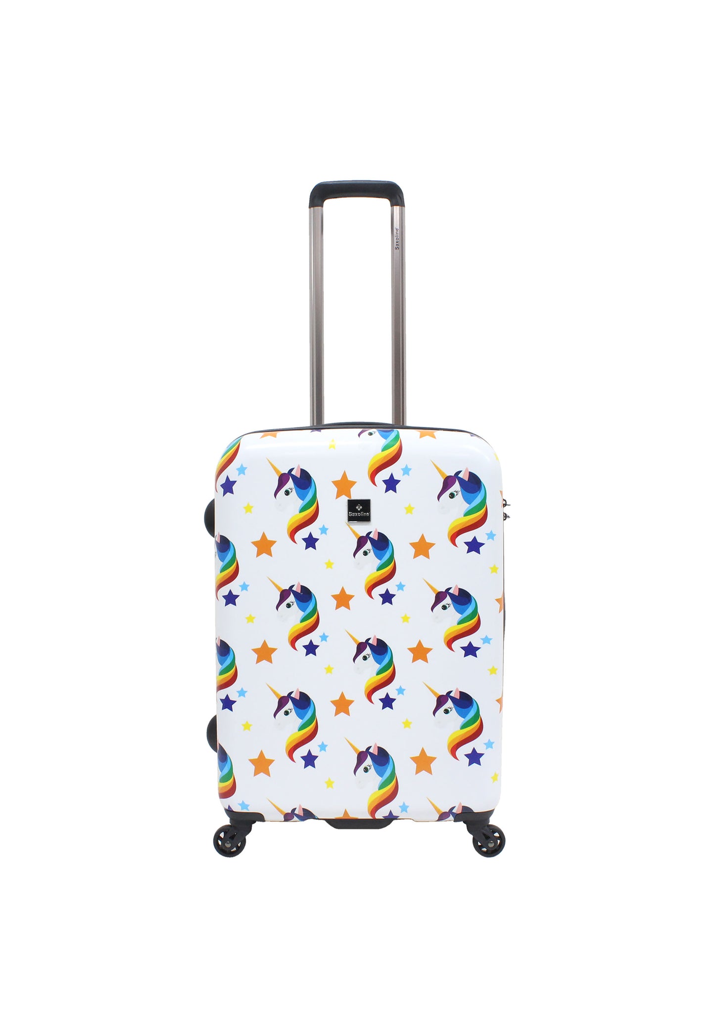 Saxoline Ensemble de valises rigides 3 pièces / Ensemble de valises de voyage / Ensemble de chariots - Imprimé Licorne
