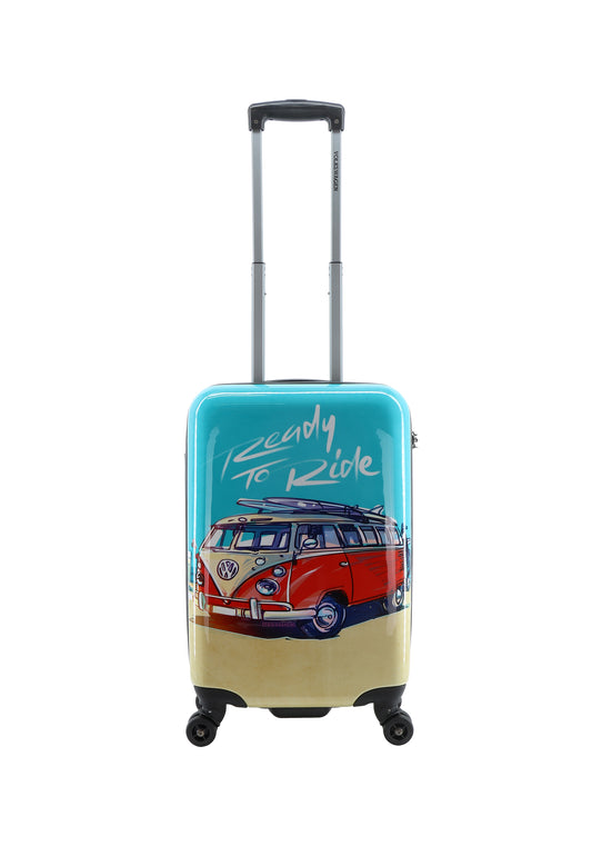 Volkswagen Harde Handbagage Koffer / Trolley / Reiskoffer - 56 cm (Small) - Ready to Ride Print