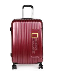 National Geographic Harde Koffer / Trolley / Reiskoffer - 67 cm (Medium) - Canyon - Burgundy