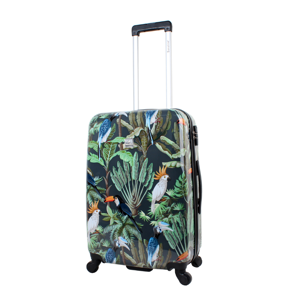 Saxoline Toucan hard kofferset bedrukt medium