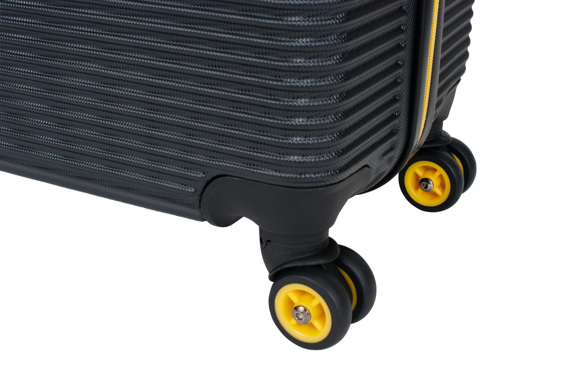 National Geographic Abroad L - Onderkant Zwart hard reiskoffer | luggage4u.be