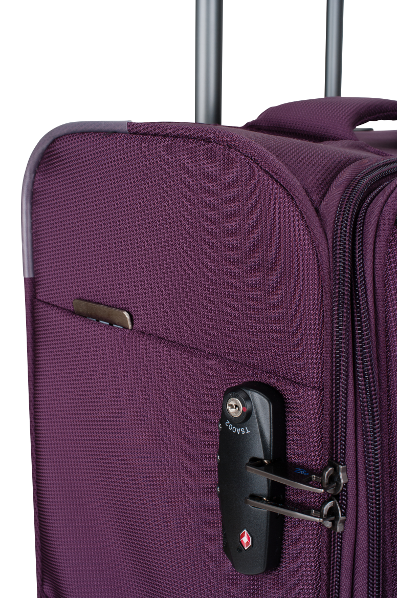 Saxoline Blue Alpine trolley koffer L zachte grote koffer Luggage 4U