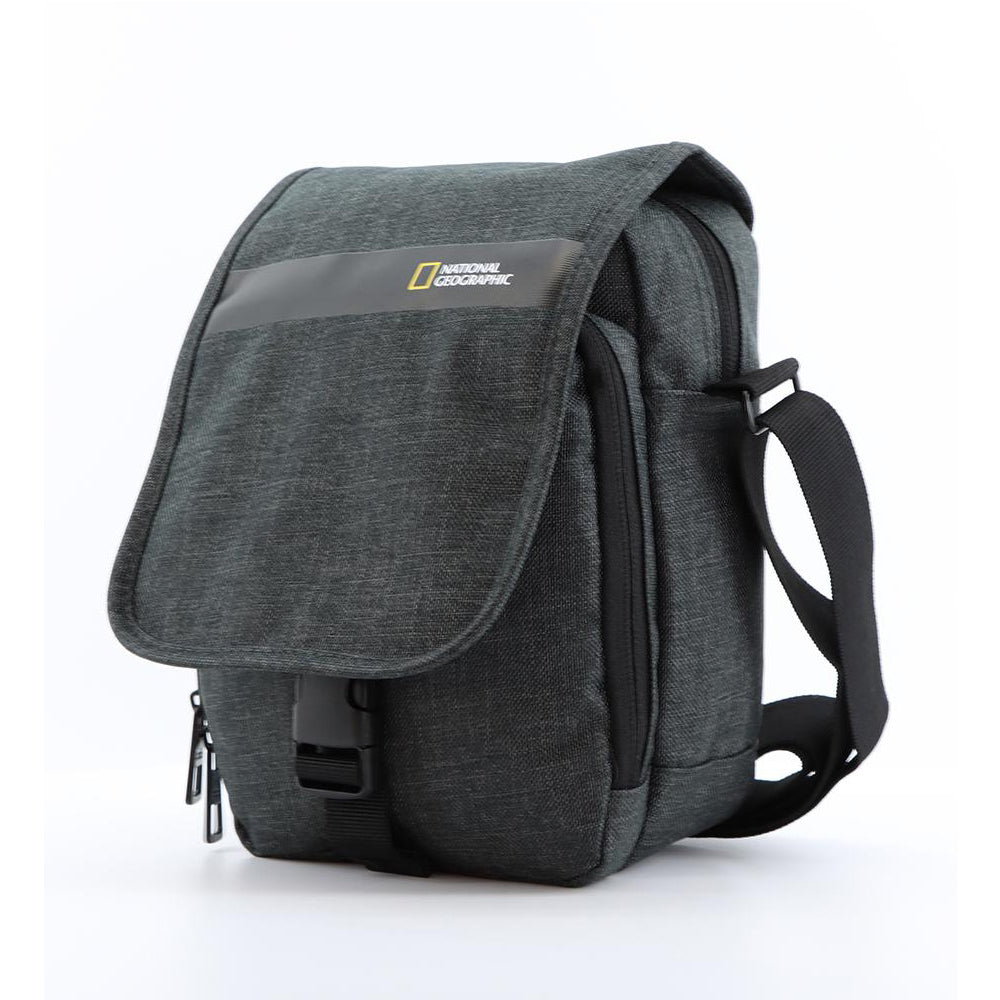 National Geographic Stream - Voorkant schoudertas met flap Antraciet | luggage4u.be