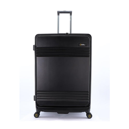 National Geographic Uitbreidbare Harde Koffer / Trolley / Reiskoffer - 79 cm (Extra-Large) - Lodge - Zwart