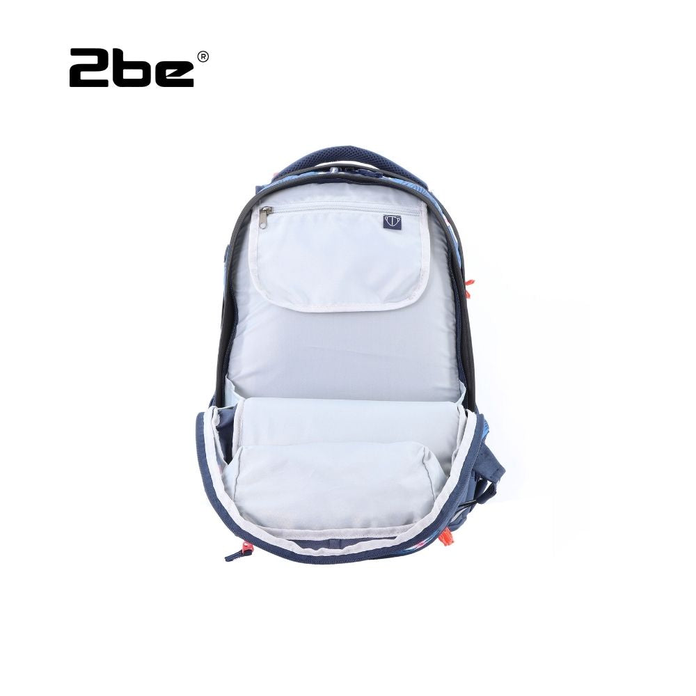 Binnenkant schoolrugzak van 2be | luggage4u.be