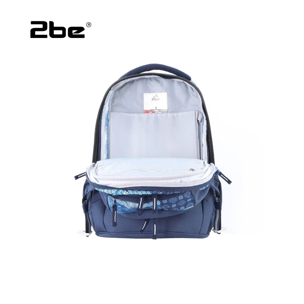 Binnenkant schoolrugzak van 2be | luggage4u.be