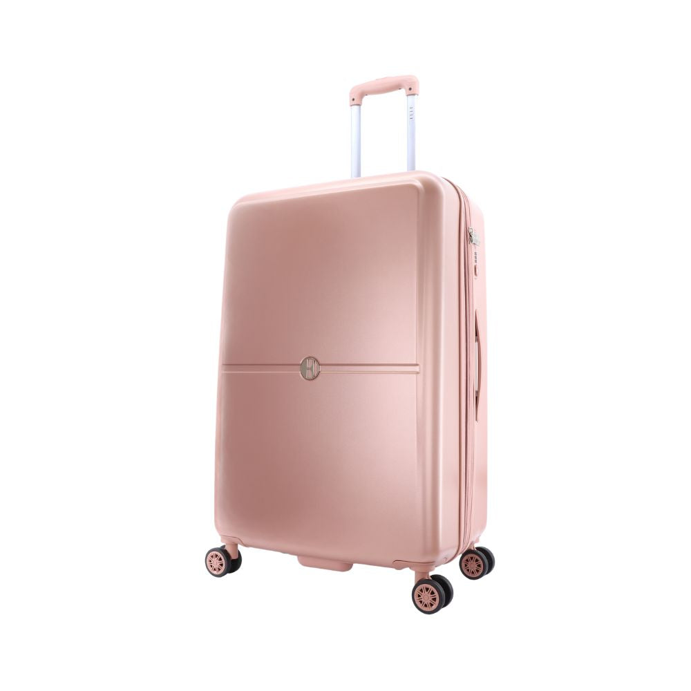 ELLE Chic L - Voorkant Roze hard reiskoffer | luggage4u.be