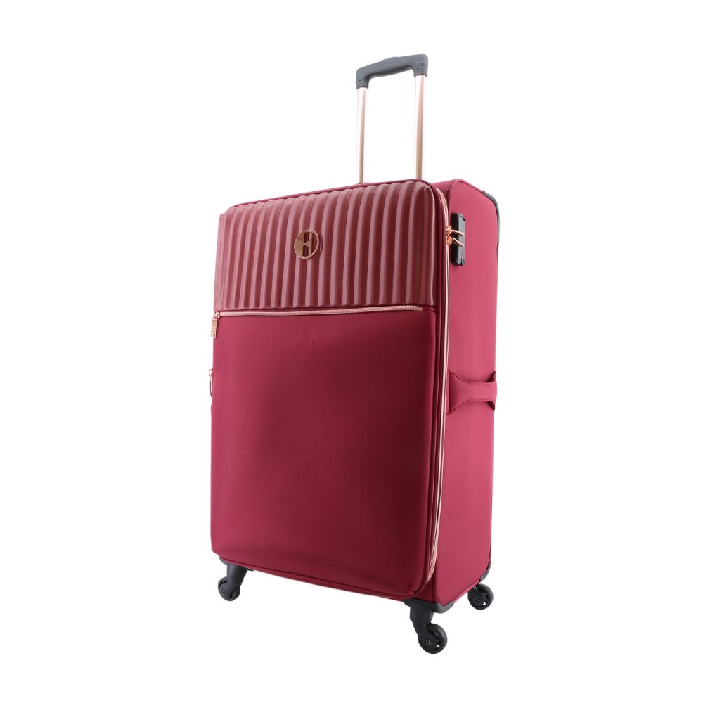 ELLE Gaint L - Voorkant Bourgondië zacht reiskoffer | luggage4u.be