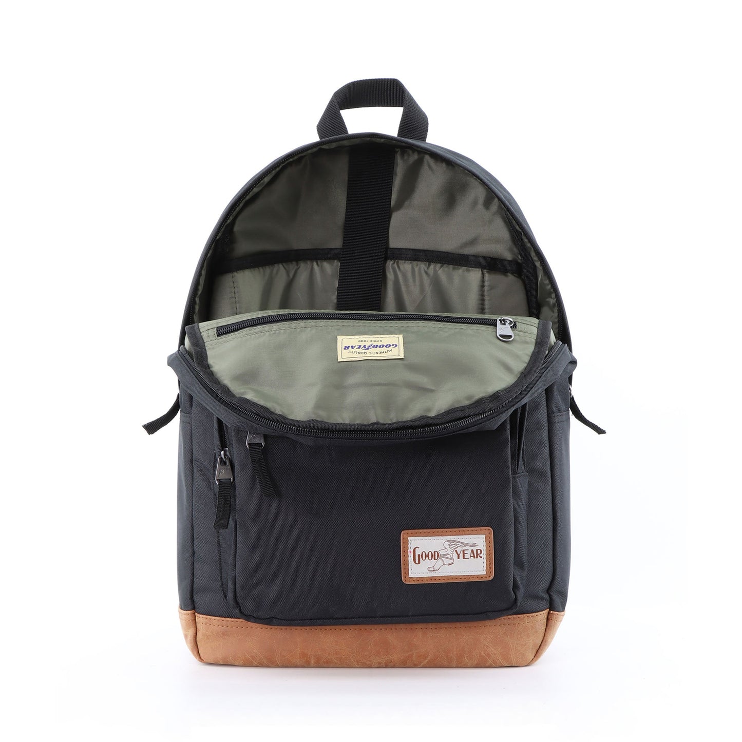 Goodyear Stalk - Binnenkant Zwart rugzak | luggage4u.be